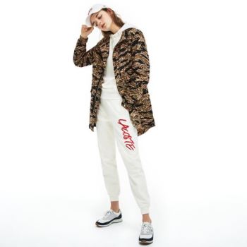 Lacoste LIVE Camouflage Parka - Parka Pánské Černé / Bílé | CZ-cNyHn2